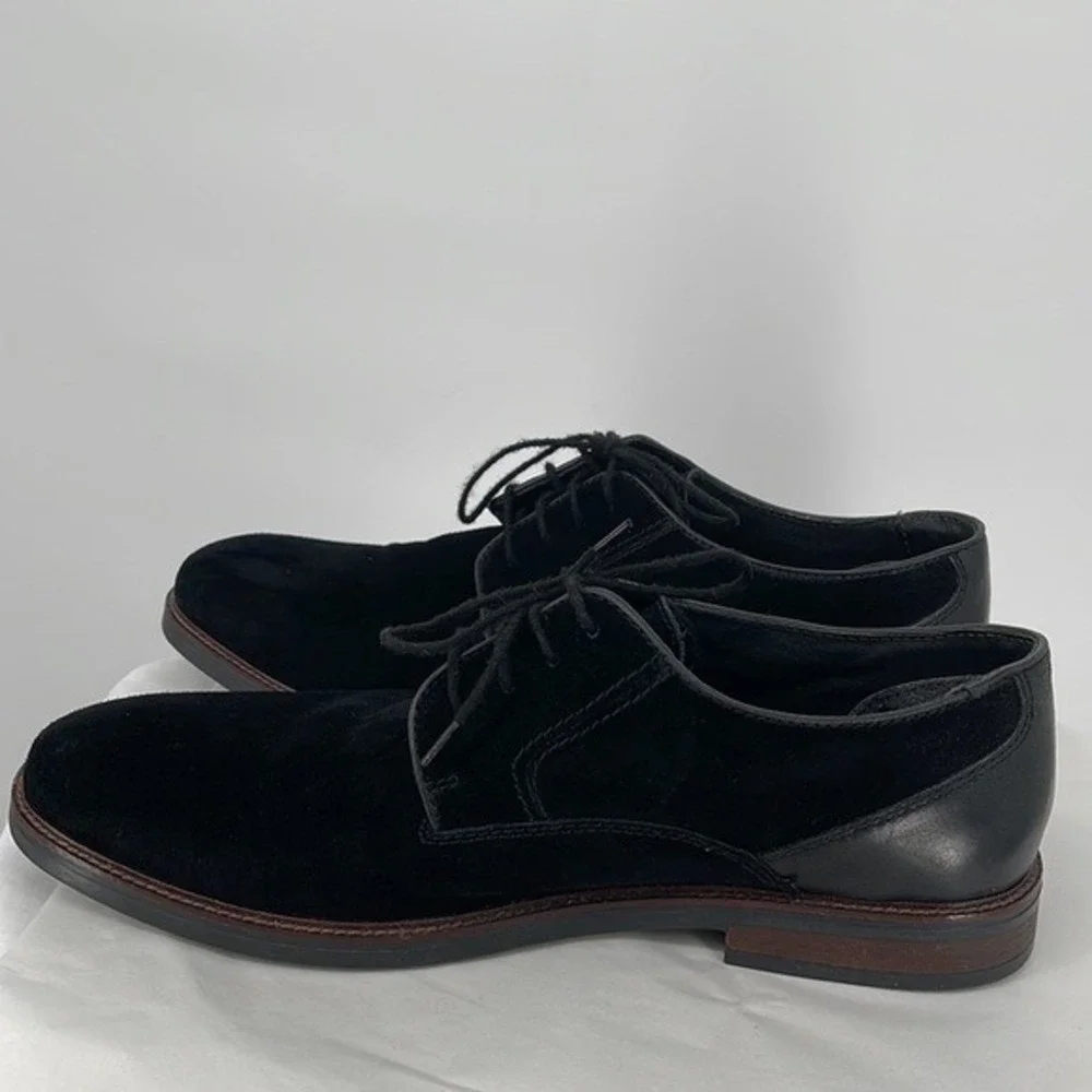 Alfani Men's Phillip Black‎ Suede Lace up Dress Oxfords Men size 12M Blokecore